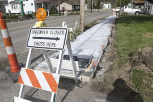 New walkways: Grants allows for Bruceton sidewalks  to be replaced